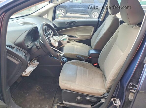 MAJ6S3FL4NC464802 2022 FORD ECOSPORT Синий Вид салона спереди