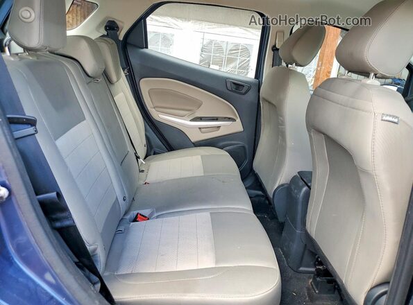 MAJ6S3FL4NC464802 2022 FORD ECOSPORT Синий Вид задних сидений