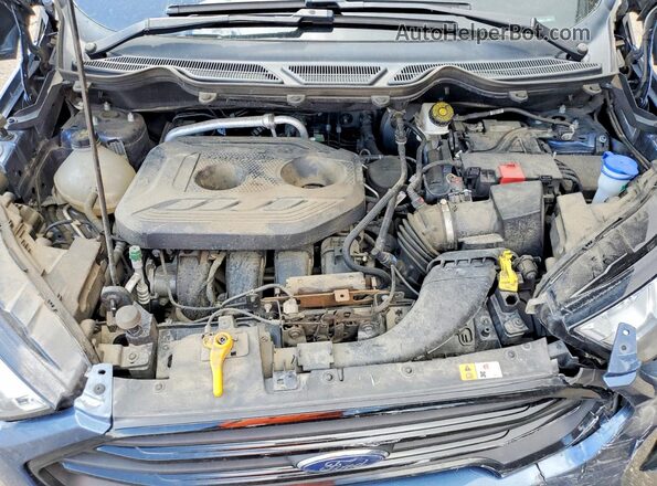MAJ6S3FL4NC464802 2022 FORD ECOSPORT Синий Вид задней части салона
