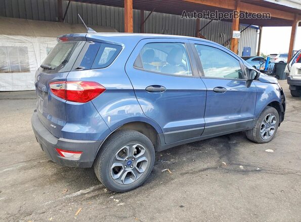 MAJ6S3FL4NC464802 2022 FORD ECOSPORT Синий Задняя правая четверть