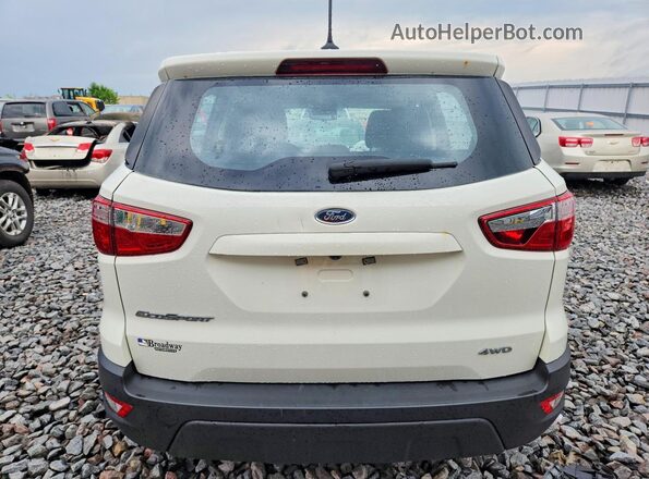 MAJ6S3FL5LC317725 2020 FORD ECOSPORT White უკანა ხედი