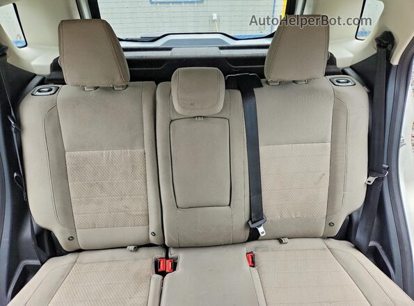 MAJ6S3FL5LC317725 2020 FORD ECOSPORT White უკანა სავარძლების ხედი