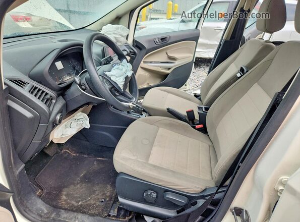 MAJ6S3FL5LC317725 2020 FORD ECOSPORT White წინა სალონის ხედი