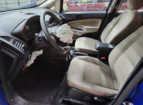MAJ6S3FL5MC410522 2021 FORD ECOSPORT Blue Vista interior delantera