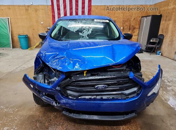 MAJ6S3FL5MC410522 2021 FORD ECOSPORT Blue Vista frontal