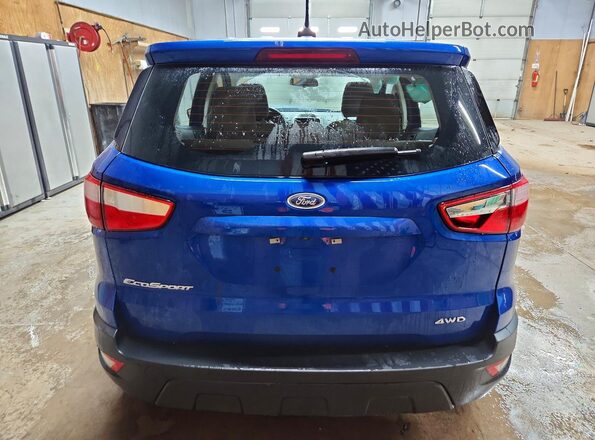 MAJ6S3FL5MC410522 2021 FORD ECOSPORT Blue Vista trasera