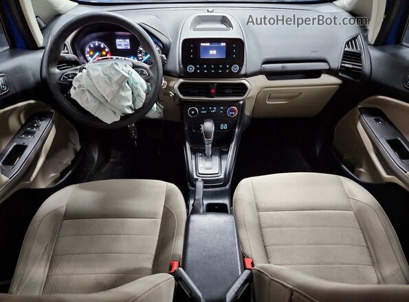 MAJ6S3FL5MC410522 2021 FORD ECOSPORT Blue Vista del salpicadero