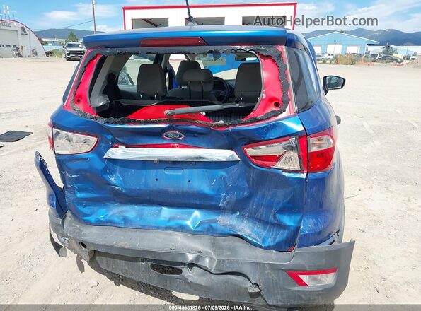 MAJ6S3FLXMC398531 2021 FORD ECOSPORT Blue Front view