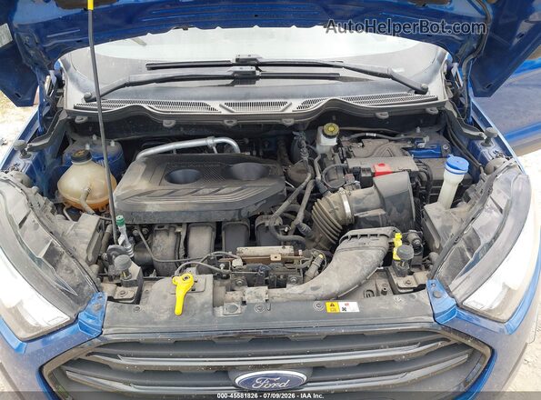 MAJ6S3FLXMC398531 2021 FORD ECOSPORT Blue Rear view