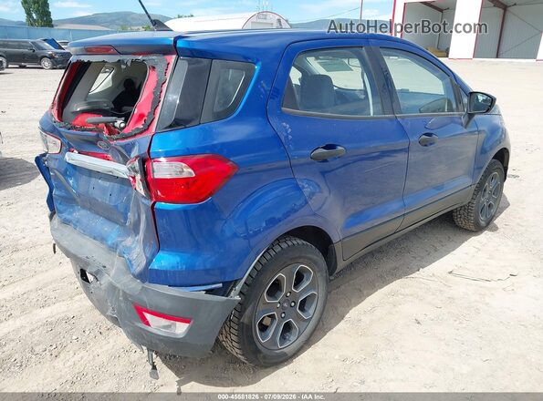 MAJ6S3FLXMC398531 2021 FORD ECOSPORT Blue Rear right