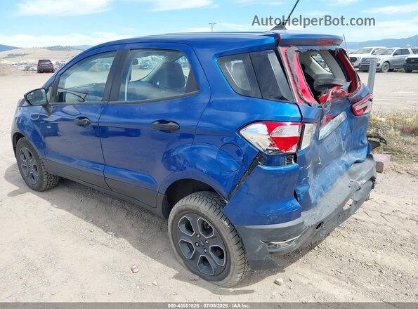 MAJ6S3FLXMC398531 2021 FORD ECOSPORT Blue Rear left