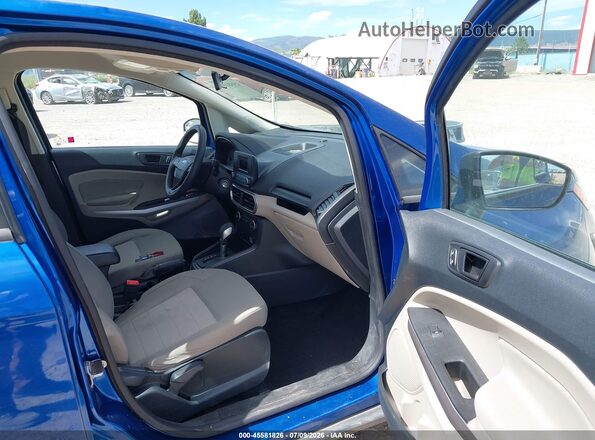 MAJ6S3FLXMC398531 2021 FORD ECOSPORT Blue Front interior view