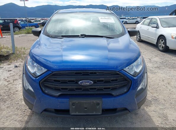 MAJ6S3FLXMC398531 2021 FORD ECOSPORT Blue Instrument cluster view