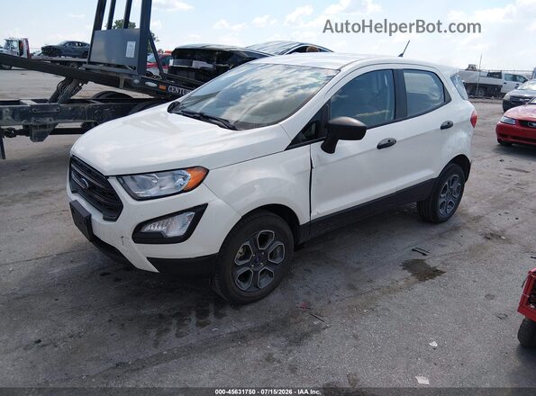 MAJ6S3FLXNC464738 2022 FORD ECOSPORT Белый Передняя левая четверть