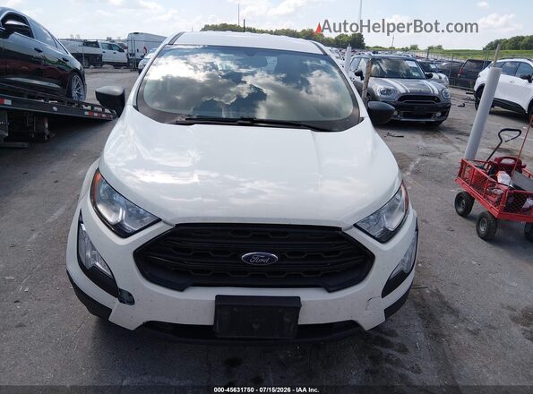 MAJ6S3FLXNC464738 2022 FORD ECOSPORT Белый Вид щитка приборов