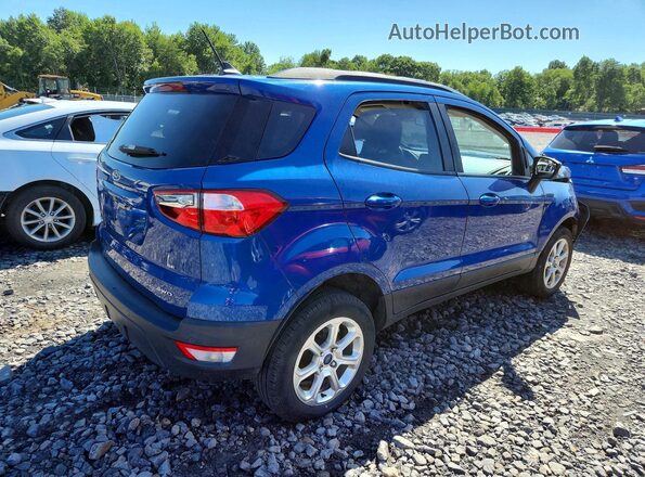 MAJ6S3GL0KC266129 2019 FORD ECOSPORT Blue Rear right