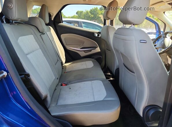 MAJ6S3GL0KC266129 2019 FORD ECOSPORT Blue Rear interior view