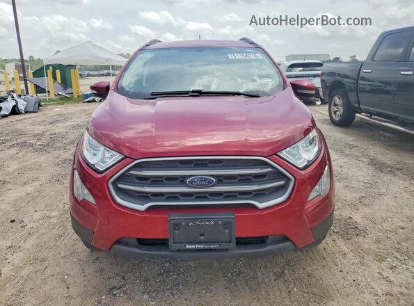 MAJ6S3GL0KC290656 2019 FORD ECOSPORT Red Vista frontal