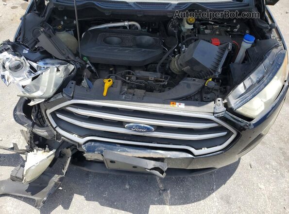 MAJ6S3GL0KC294691 2019 FORD ECOSPORT Black ძრავის განყოფილების ხედი