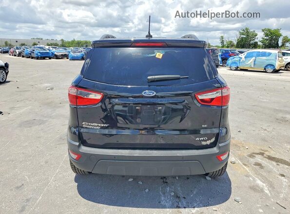 MAJ6S3GL0KC294691 2019 FORD ECOSPORT Black უკანა ხედი