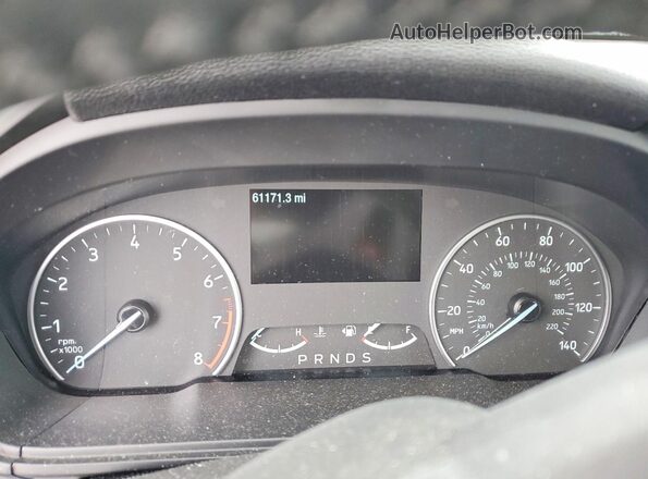 MAJ6S3GL0LC311829 2020 FORD ECOSPORT Silver Instrument cluster view