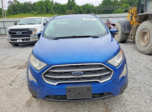MAJ6S3GL0LC357581 2020 FORD ECOSPORT Blue Vista frontal