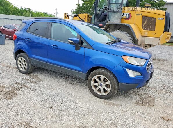 MAJ6S3GL0LC357581 2020 FORD ECOSPORT Blue Delantero derecho