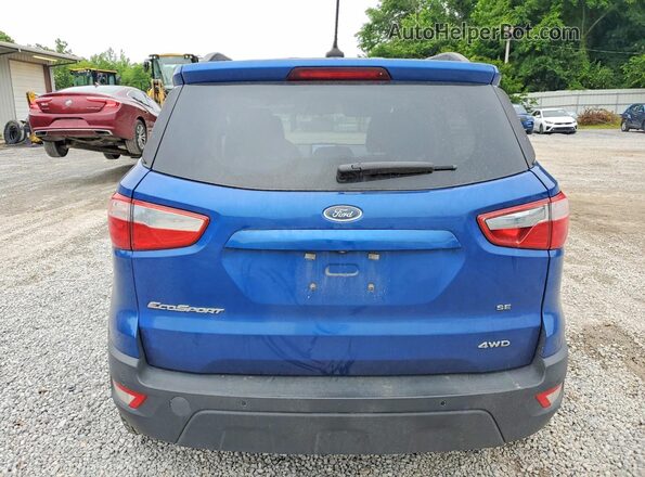 MAJ6S3GL0LC357581 2020 FORD ECOSPORT Blue Vista trasera