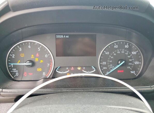 MAJ6S3GL0MC404996 2021 FORD ECOSPORT Silver Instrument cluster view