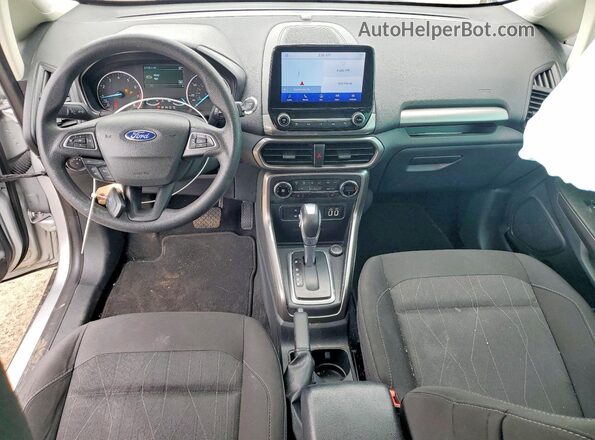 MAJ6S3GL0MC404996 2021 FORD ECOSPORT Silver Dashboard view