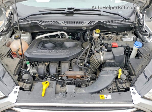 MAJ6S3GL0MC404996 2021 FORD ECOSPORT Silver Engine compartment view