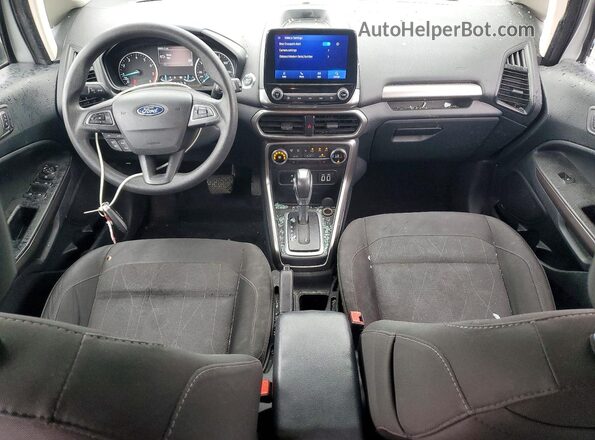 MAJ6S3GL0MC436881 2021 FORD ECOSPORT Silver Вид панелі приладів