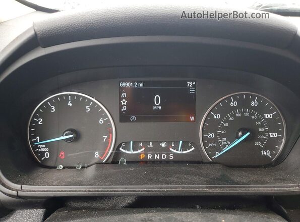 MAJ6S3GL0MC436881 2021 FORD ECOSPORT Silver Вид щитка приладів