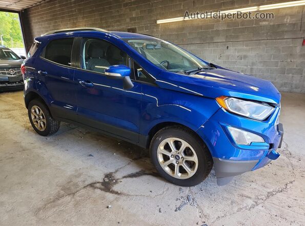 MAJ6S3GL1LC346525 2020 FORD ECOSPORT Blue Front right