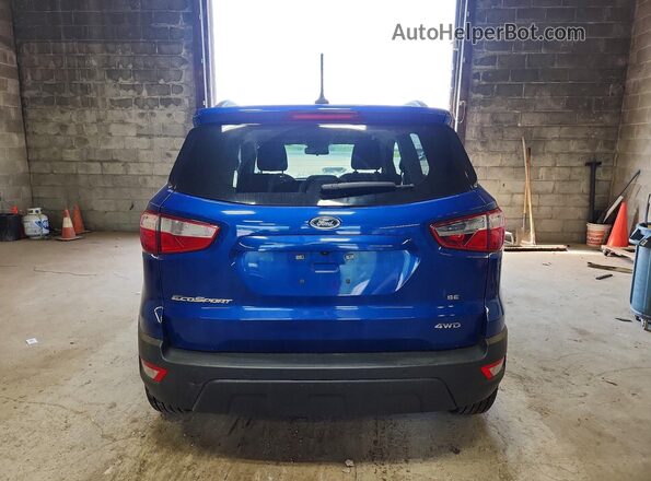 MAJ6S3GL1LC346525 2020 FORD ECOSPORT Blue Rear view