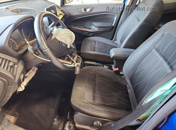 MAJ6S3GL1LC346525 2020 FORD ECOSPORT Blue Front interior view