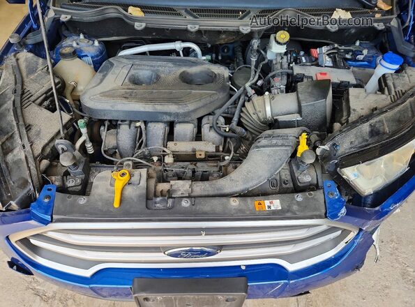 MAJ6S3GL1LC346525 2020 FORD ECOSPORT Blue Engine compartment view
