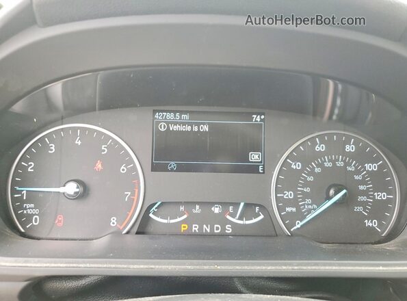 MAJ6S3GL1MC452670 2021 FORD ECOSPORT White Widok zestawu wskaźników