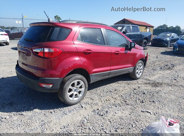 MAJ6S3GL1NC459880 2022 FORD ECOSPORT Red უკანა მარჯვენა