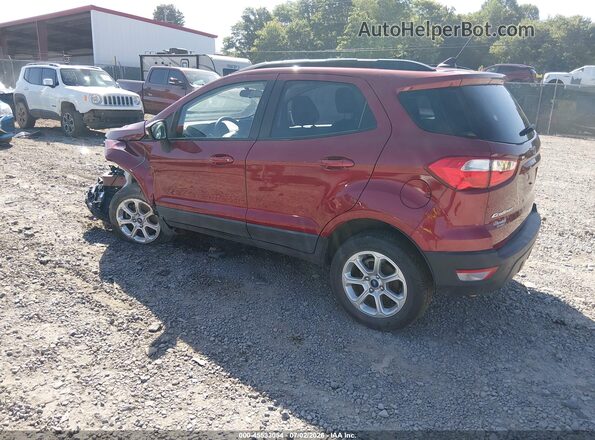 MAJ6S3GL1NC459880 2022 FORD ECOSPORT Red უკანა მარცხენა