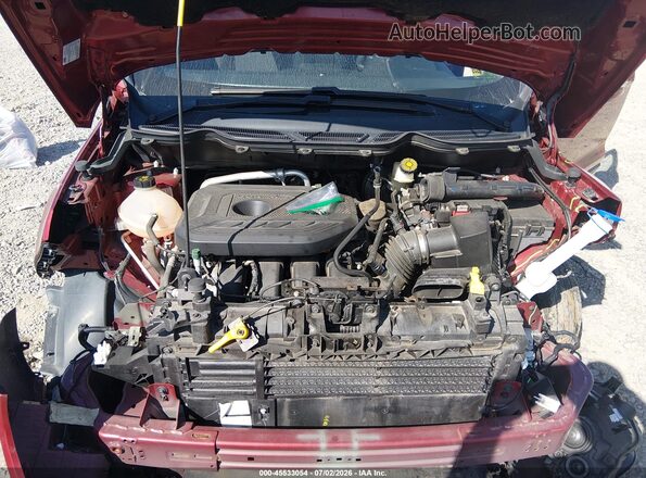 MAJ6S3GL1NC459880 2022 FORD ECOSPORT Red უკანა ხედი