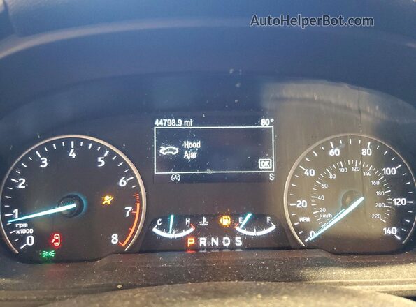 MAJ6S3GL1NC464433 2022 FORD ECOSPORT Blue ხელსაწყოთა პანელის ხედი