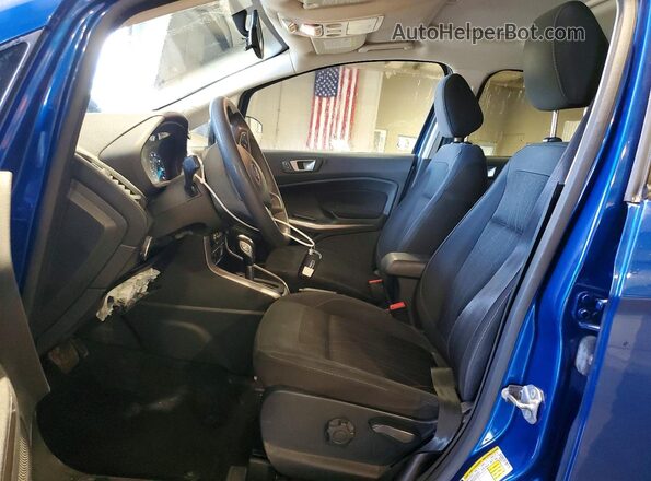 MAJ6S3GL1NC464433 2022 FORD ECOSPORT Blue წინა სალონის ხედი