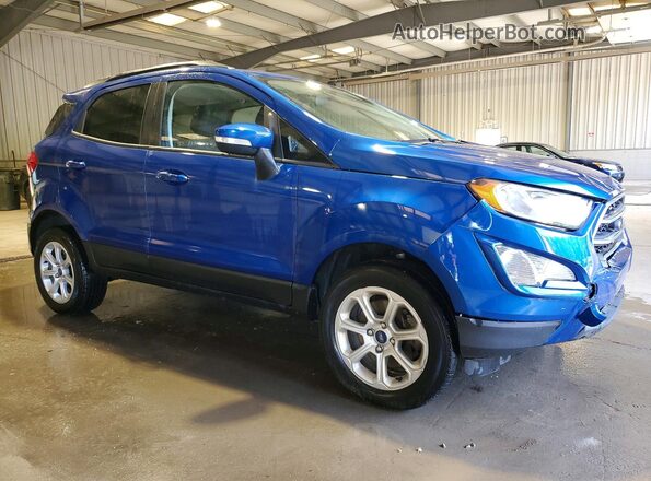 MAJ6S3GL1NC464433 2022 FORD ECOSPORT Blue წინა მარჯვენა