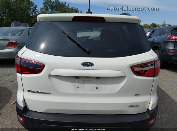 MAJ6S3GL1NC474377 2022 FORD ECOSPORT White 