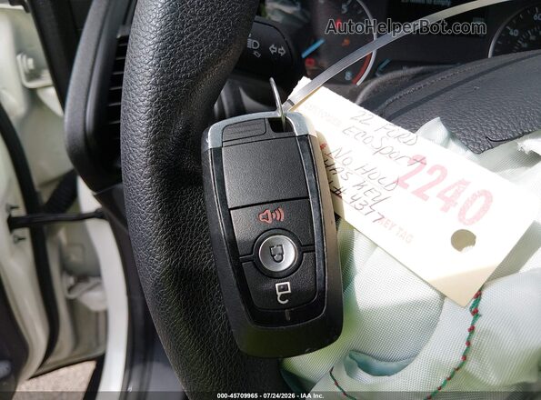 MAJ6S3GL1NC474377 2022 FORD ECOSPORT White წინა პანელის ხედი