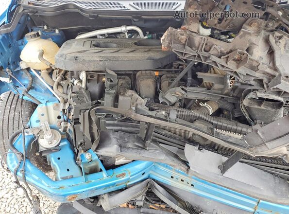 MAJ6S3GL3KC252788 2019 FORD ECOSPORT Blue ძრავის განყოფილების ხედი