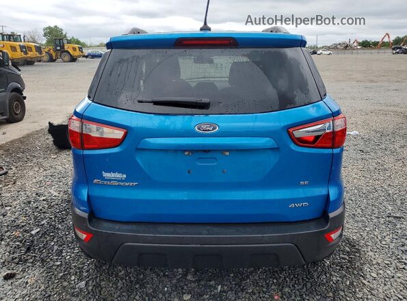 MAJ6S3GL3KC252788 2019 FORD ECOSPORT Blue უკანა ხედი