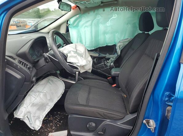 MAJ6S3GL3KC252788 2019 FORD ECOSPORT Blue წინა სალონის ხედი
