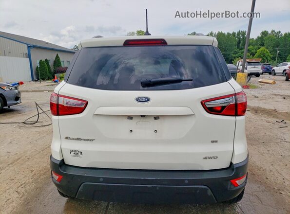 MAJ6S3GL3KC255206 2019 FORD ECOSPORT White Vista trasera